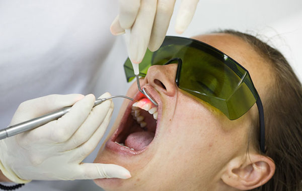 Parodontalbehandlung mittels Diodenlaser